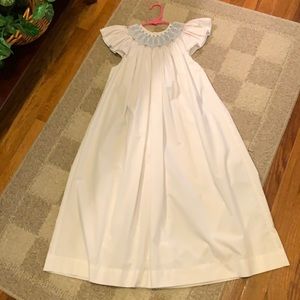 Beautiful Girls White Smocked dress.